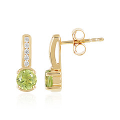Peridot Silver Earrings
