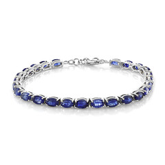 Madagascar Blue Sapphire Silver Bracelet
