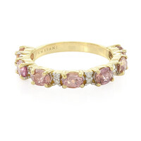 18K Unheated Padparadscha Sapphire Gold Ring (AMAYANI)