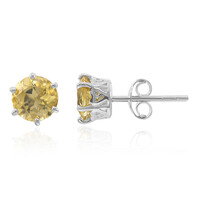 Citrine Silver Earrings
