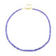 Tanzanite Silver Necklace