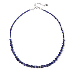 Lapis Lazuli Silver Necklace