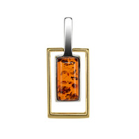 Baltic Amber Silver Pendant