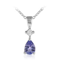 Tanzanite Silver Necklace
