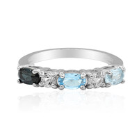 Sky Blue Topaz Silver Ring