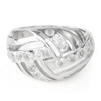 Zircon Silver Ring