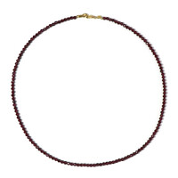 Mozambique Garnet Silver Necklace