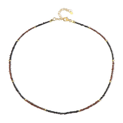Black Diamond Silver Necklace