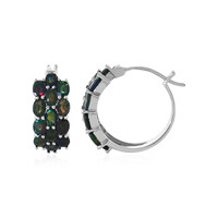 Mezezo Opal Silver Earrings