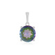Green Mystic Quartz Silver Pendant