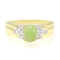 Imperial Chrysoprase Silver Ring