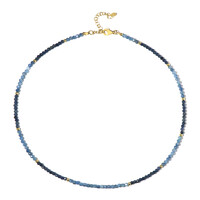 Blue Sapphire Silver Necklace