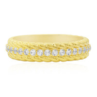 White Topaz Silver Ring