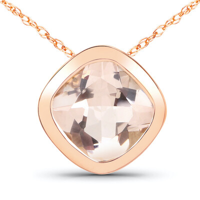 14K Morganite Gold Necklace
