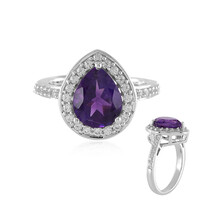 Amethyst Silver Ring