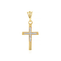 I2 (I) Diamond Silver Pendant