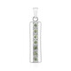 Tulear Green Sapphire Silver Pendant (Pallanova)
