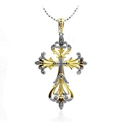Zircon Silver Necklace (Dallas Prince Designs)
