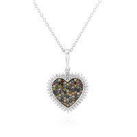 I3 (J) Diamond Silver Necklace