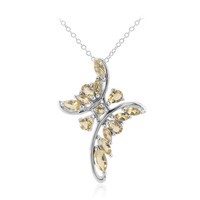 Citrine Silver Necklace