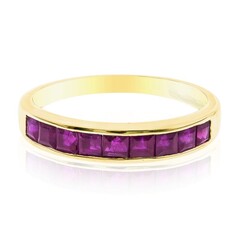 14K AAA Mozambique Ruby Gold Ring (CIRARI)