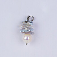 Freshwater pearl Silver Pendant