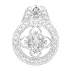 Goshenite Silver Pendant