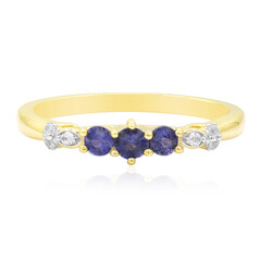 9K Dumortierite Gold Ring