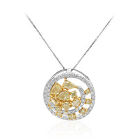 18K SI2 Yellow Diamond Gold Necklace (CIRARI)