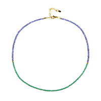 Colombian Emerald Silver Necklace
