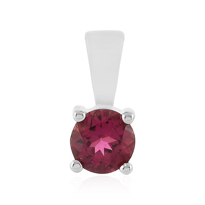 Madagascan Neon Tourmaline Silver Pendant