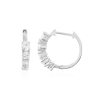 Zircon Silver Earrings