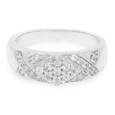 White Sapphire Silver Ring