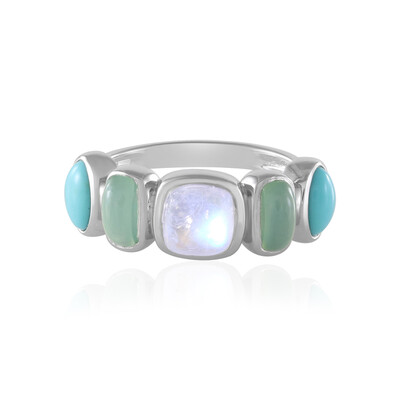 Blue Moonstone Silver Ring (KM by Juwelo)