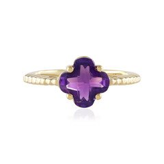 Zambian Amethyst Silver Ring