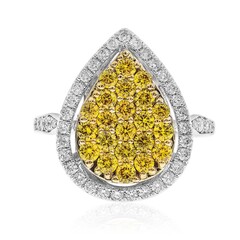 14K SI2 Yellow Diamond Gold Ring (CIRARI)