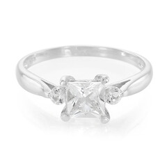 Petalite Silver Ring