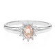 Padparadscha Sapphire Silver Ring