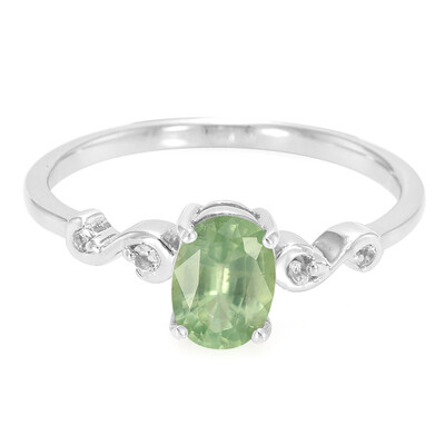 Mint Kyanite Silver Ring
