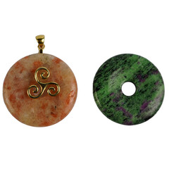 Ruby in Zoisite Silver Pendant