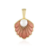 White Freshwater Pearl Silver Pendant (Adela Silber)
