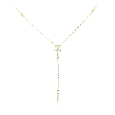 18K SI2 (H) Diamond Gold Necklace (CIRARI)
