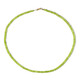 Lime Agate Silver Necklace