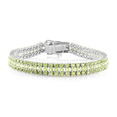 Peridot Silver Bracelet