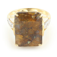 Dinosaur Bone Silver Ring