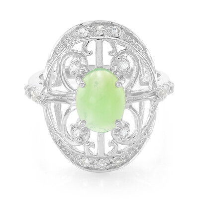 Imperial Chrysoprase Silver Ring