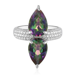 Mystic Quartz Silver Ring