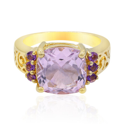 Rose de France Amethyst Silver Ring