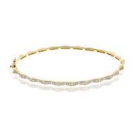 14K I1 (H) Diamond Gold Bangle (CIRARI)