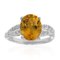 Citrine Silver Ring